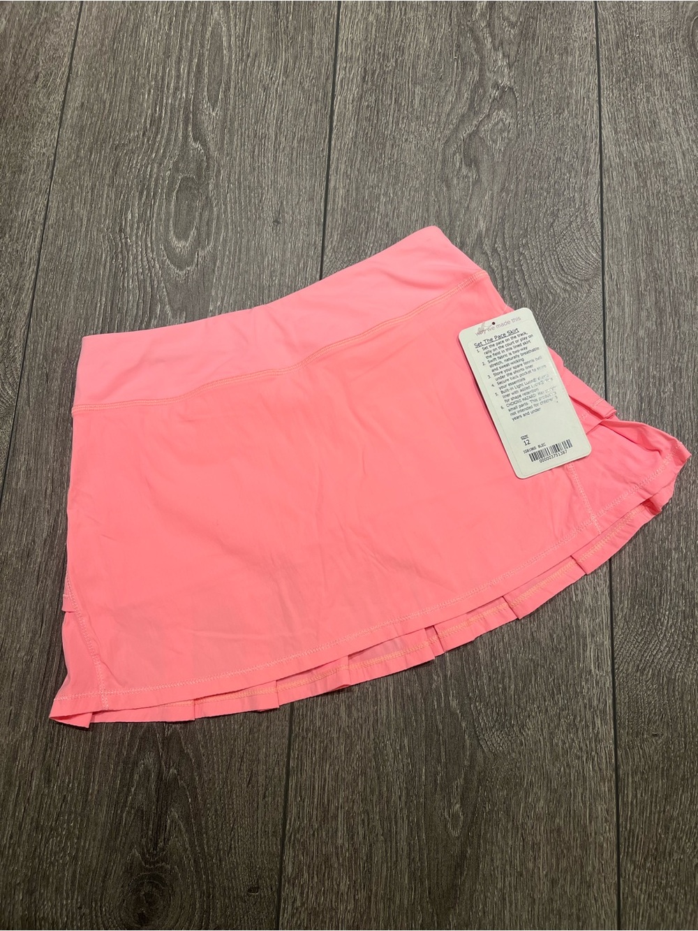 Ivivva Set The Pace Skirt Pink - Size 12